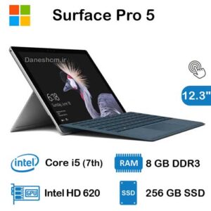 لپ تاپ استوک Microsoft Surface Pro 5 مدل Core i5 نسل 7