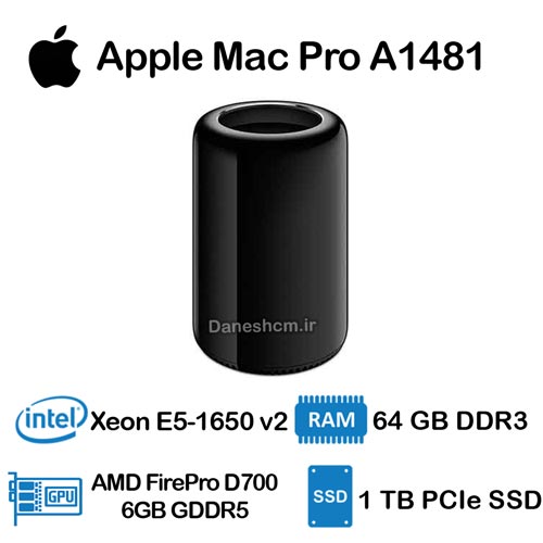 اپل Mac Pro A1481 استوک مدل FirePro D700