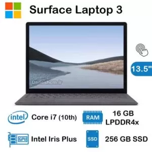 لپ تاپ استوک Microsoft Surface Laptop 3 مدل Core i7 نسل 10